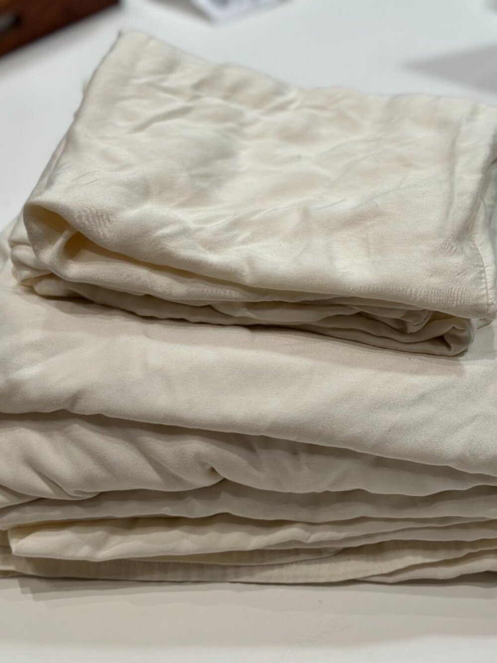 Cozy Earth Bamboo Sheet Set, Cream, Queen - Picture 3 of 3